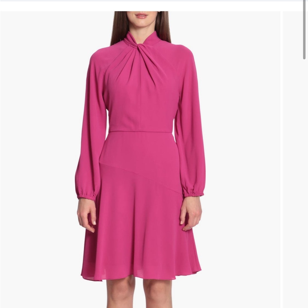 Nwt Maggie London Magenta Dress